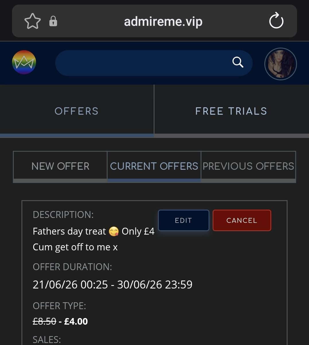 Soakingknicks's tweet photo. FATHERS DAY TREAT.
ONLY £4.00
CUM ANF GET OFF TO ME😈🍆💦
https://t.co/Oz4n9tB4fC
@AdmireMeVIP https://t.co/VxB9mhnnO8