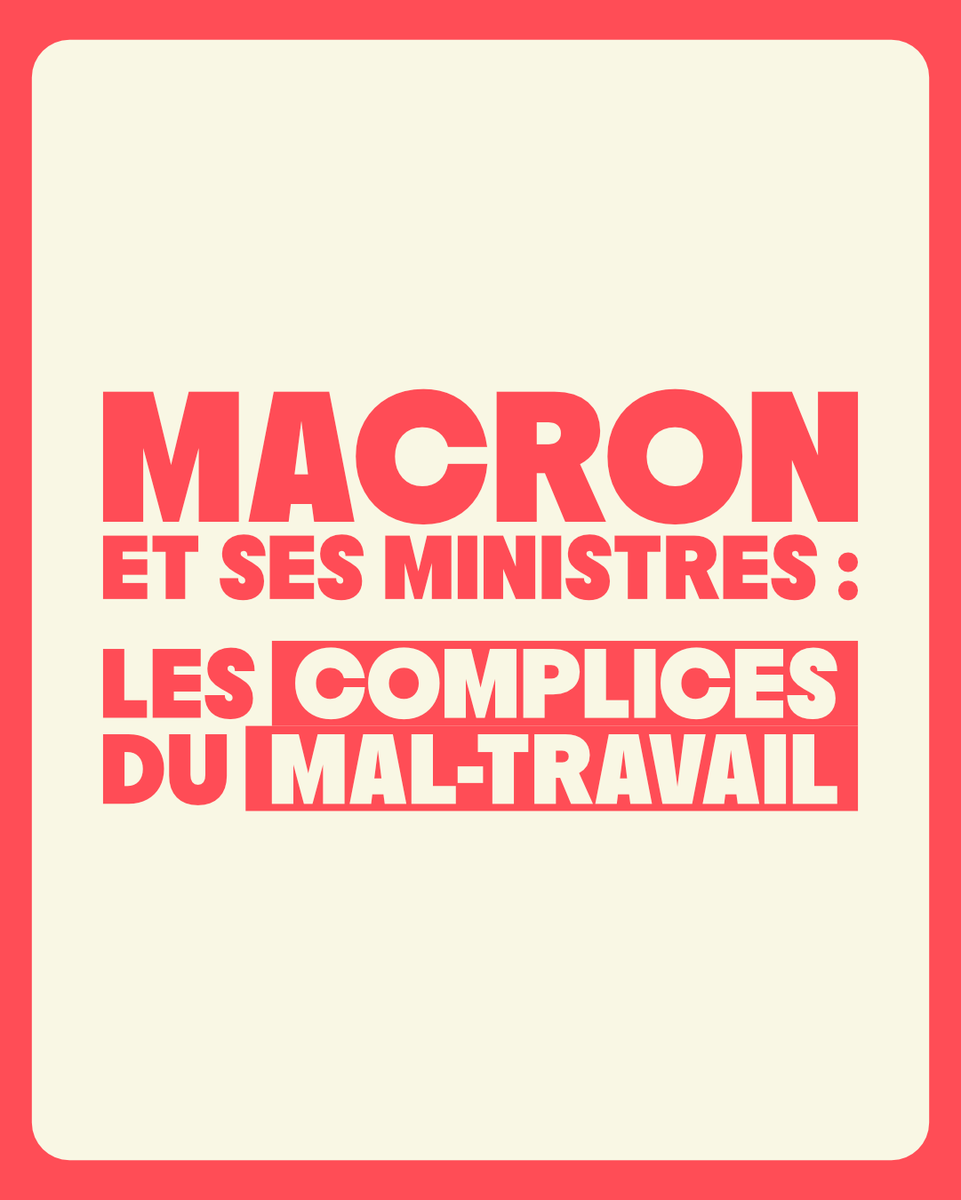 Francois_Ruffin's tweet photo. Depuis dix ans, le mal-travail n’est pas tombé du ciel : il a été fabriqué, loi après loi, au nom de la « lutte contre le chômage » et de la « flexibilité ».

Ils ont méthodiquement transformé le droit du travail, « souple » pour les puissants, dur pour les faibles.

D’abord en « simplifiant » le dialogue social, avec la loi Rebsamen (2015), pour affaiblir les contre-pouvoirs dans l’entreprise. Puis en « modernisant », avec la loi El Khomri (2016) pour déplacer le rapport de force au niveau de l’entreprise, où le salarié est seul face au patron. Ensuite, ils ont mis la ceinture et les bretelles avec les ordonnances Macron présentées par Muriel Pénicaud : « prévisibilité », « sécurisation »… en clair, on plafonne le prix de l’injustice, on normalise l’abus.

Et pendant qu’on demandait aux gens de « reprendre un emploi », on a durci l’assurance-chômage par décrets – Pénicaud en 2019, puis Élisabeth Borne en 2021. Toujours la même musique : « inciter », « responsabiliser », pendant que la sous-traitance en cascade isole les salariés, externalise la pénibilité et exploite les travailleurs immigrés. Et la boucle continue : en 2024, la ministre du Travail Catherine Vautrin annonçait encore un durcissement au nom des économies et de l’emploi.

Les gouvernements successifs ont ainsi opéré un grand renversement dans ce que les juristes appellent la « hiérarchie des normes » : les accords d’entreprise priment désormais sur les accords de branche et a fortiori sur le code du travail pour déterminer les règles applicables dans l’entreprise. Et ce, y compris si les règles négociées sont moins favorables que la loi.

Et pendant ce temps, en haut, on découpe les métiers en marchés, en lots, en contrats. On sous-traite pour baisser les coûts, on presse la main d’œuvre, on fait remonter les marges. Le « mal-travail » sert à ça : payer les dividendes en économisant sur les vies.

"Pour un statut des travailleuses et travailleurs essentiels", notre premier cahier de campagne à lire sur https://t.co/jLuuzqLCXG