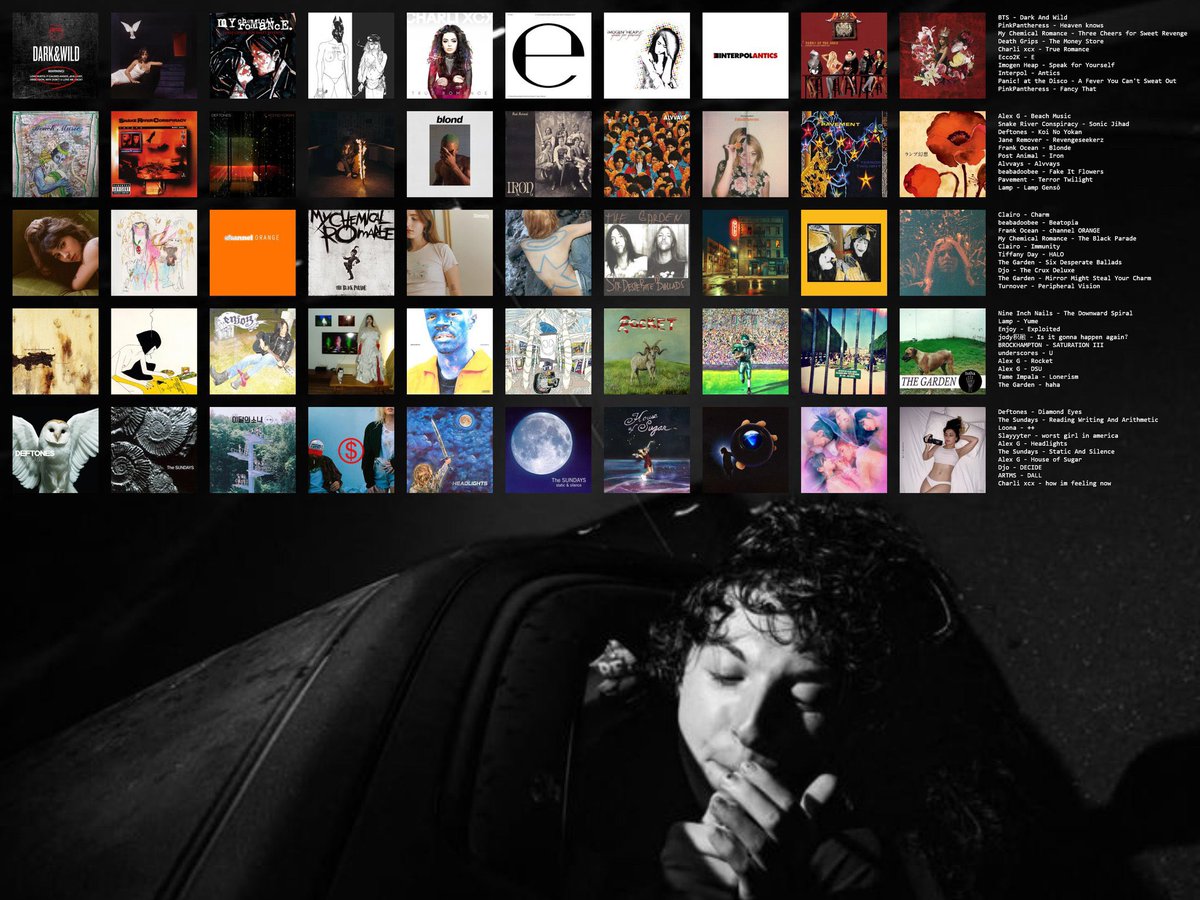 lovefieldU's tweet photo. current 50 favorite albums ⊹ ࣪ ˖ ໒꒱ https://t.co/2OTurxjHDZ