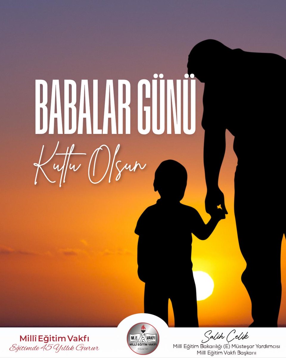 MEVkurumsal's tweet photo. Hayatımızın ilk öğretmenleri, sonsuz destekçileri... Tüm babalarımızın Babalar Günü kutlu olsun. https://t.co/IdtSs4fo1r