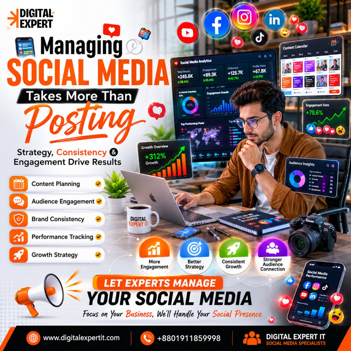 digitalexpers's tweet photo. 📱 Social media growth takes more than posting.

✅ Content Planning
✅ Audience Engagement
✅ Brand Consistency
✅ Performance Tracking
Strategy + consistency drive results.
📈 Let experts manage your growth.

#SocialMediaMarketing #DigitalMarketing #BusinessGrowth https://t.co/dfciLlnOXP