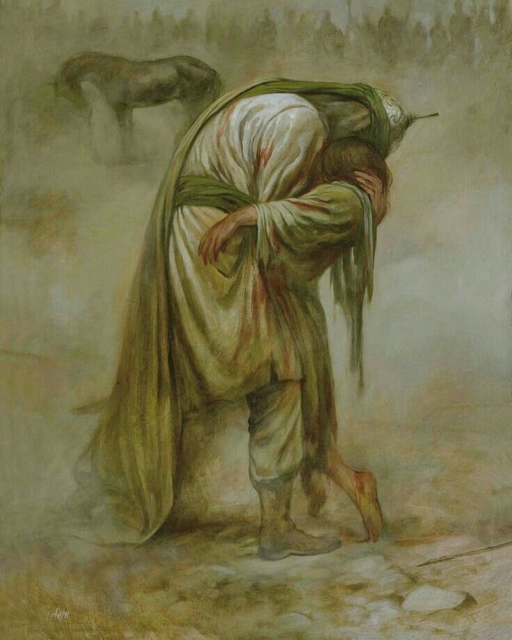 ShiaVisuals's tweet photo. Orphaned at the Age of 3
Martyred at the Age of 13

Qasim ibn Hassan (as) at the tender age of early teens, For his uncle stood Mountain like at the face of adversity. Three days of hunger and thirst didn't
disconcert him. He found his death like honey at the face of calamity.

Qasim ibn Hassan (as)  asked his uncle Imam Hussain (as): “Will I also be among the martyrs?”

Imam Hussain (as) replied: “How do you see death?” 

Qasim ibn Hassan (as) said: “O uncle, death to me is sweeter than honey.”