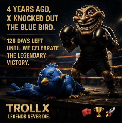 LegendTROLLX's tweet photo. TROLLX:

“Stop selling me fake numbers. Invest in TROLLX instead, and share it with your community. Fake engagement fades away, but a real community creates real value. That’s the power of TROLLX. 🤘🚀🥊” https://t.co/JeNIKSL6yu