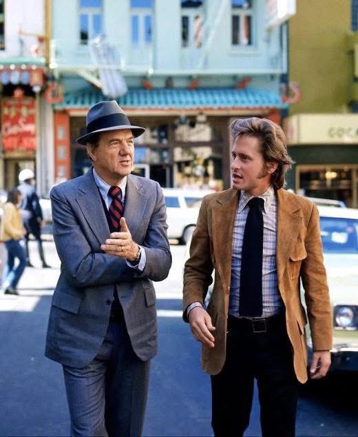 For_Film_Fans's tweet photo. Michael Douglas &amp; Karl Malden in 

THE STREETS OF SAN FRANCISCO (1972-77) https://t.co/hFkVgN4AB7