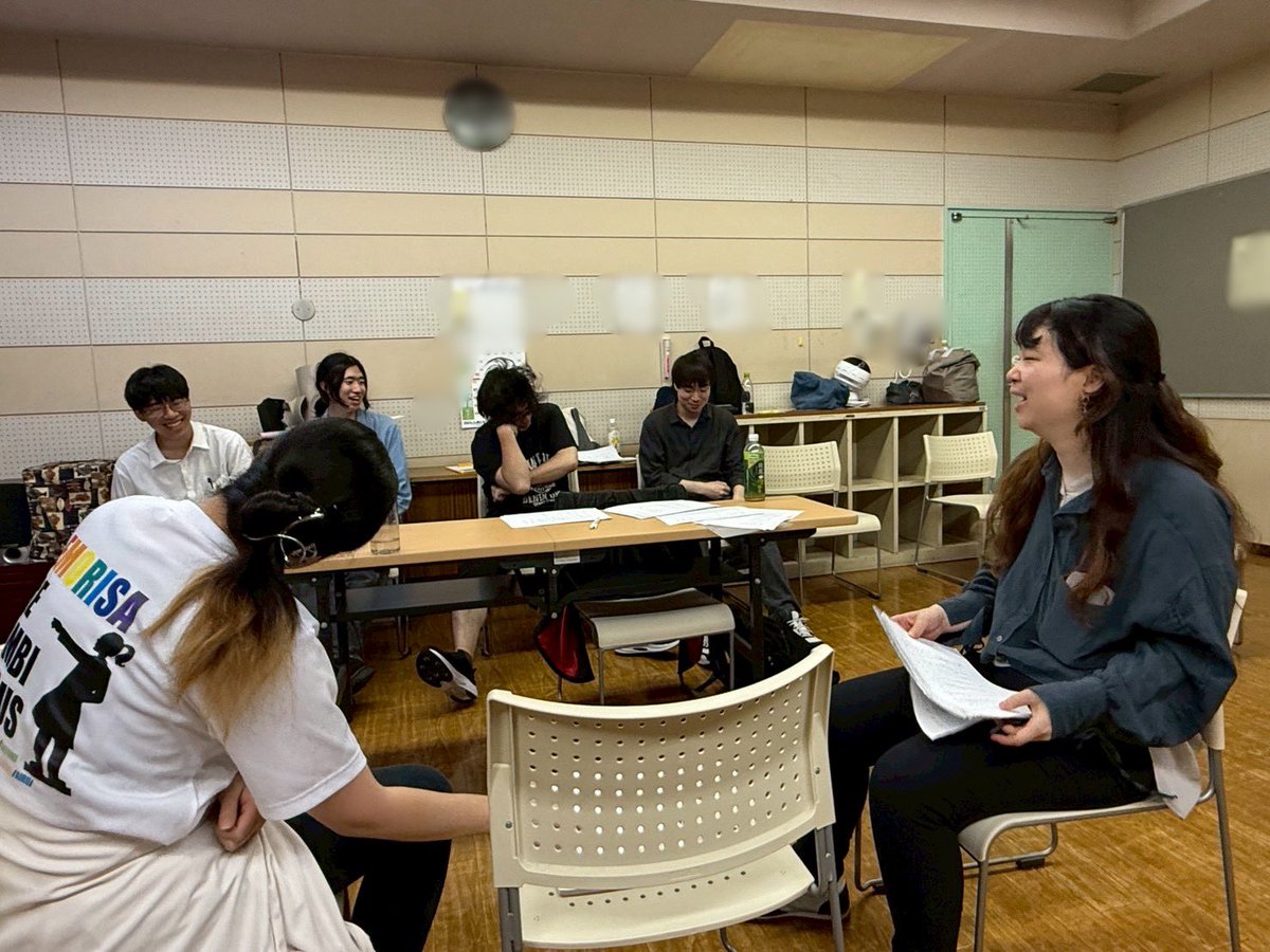 conucarme's tweet photo. 【#喫茶ポローニア 絶賛稽古中！！】

公演本番まで遂に1ヶ月を切りました…！
役者の熱も日に日に増して来ています✨

7月はみんなで阿佐ヶ谷へGO！

配信もございます📽️📡

#こぬかーめ https://t.co/YFUQiZ2rfG