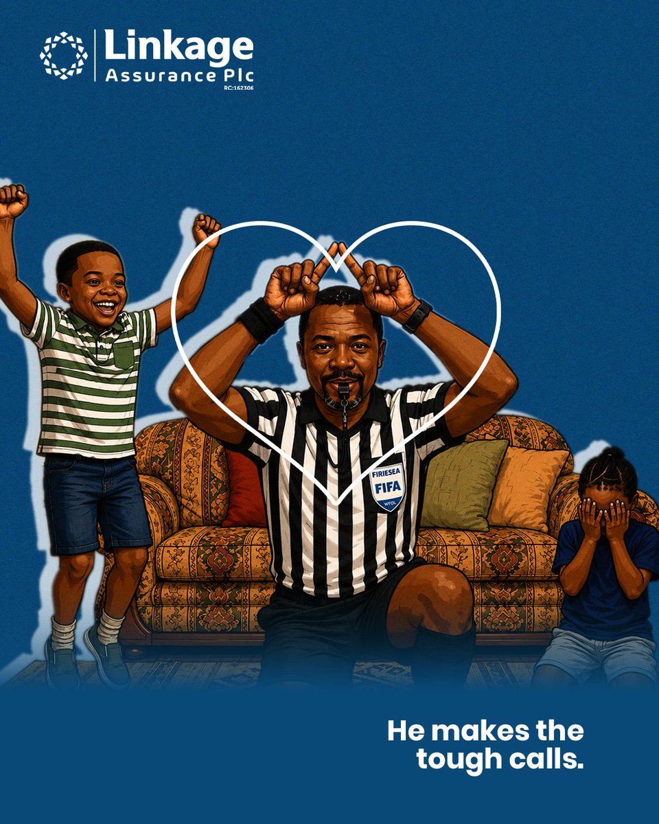 LinkageNg's tweet photo. Today is for celebrating the men holding the fort down at home and in all the lives they touch.
From all of us at Linkage Assurance PLC Happy father's day to our resident referee 🤍
#happyfathersday❤️
#LinkageAssurancePlc
#Protectionthatcounts https://t.co/Y3u2hfYrYe