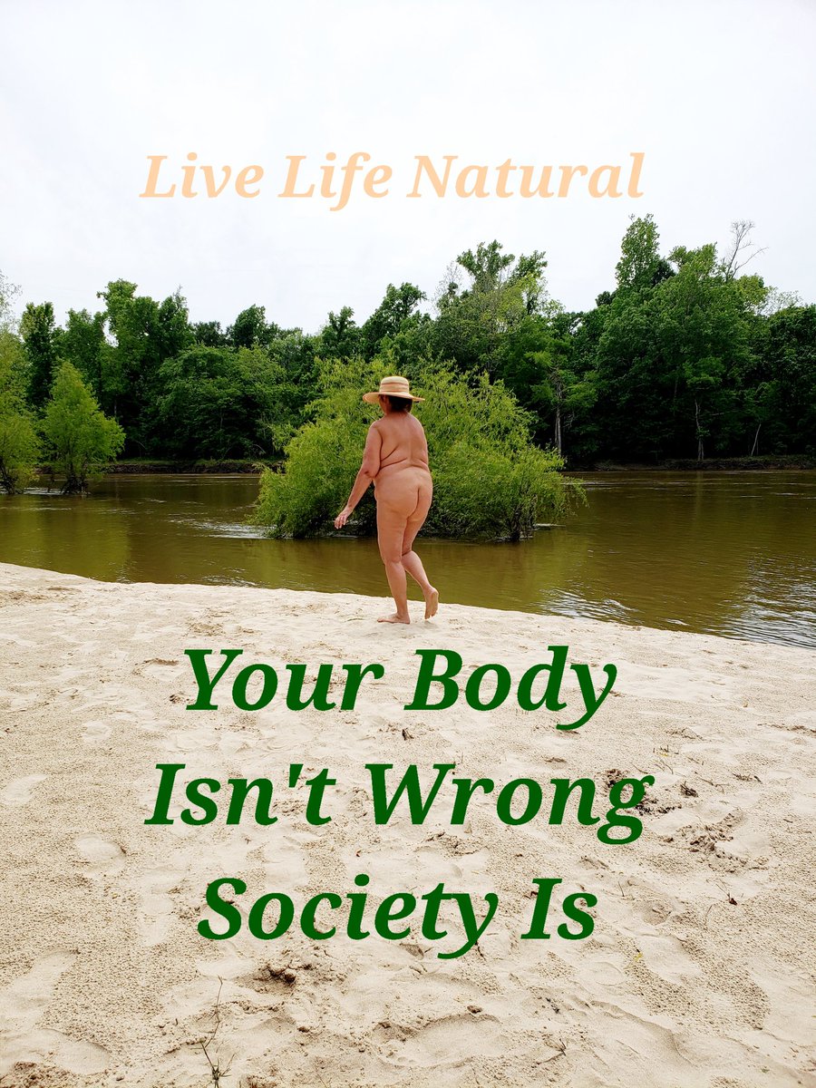 JimandStaceyM's tweet photo. Your Body Isn't Wrong, Society Is
#JustSayin #LiveLifeNatural #InHisImage #Naturism #Naturist #Naked
Live Life Natural https://t.co/yfkOGm4muR