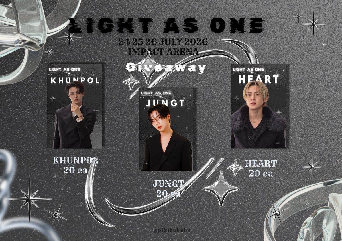 ppikibububu's tweet photo. 𝙿𝚕𝚎 𝚔𝚒𝚗𝚍𝚕𝚢 𝚛𝚝ノ> <)

#BUS_LIGHTASONE

𝙶𝚒𝚟𝚎𝚊𝚠𝚊𝚢  𝙺𝚑𝚞𝚗𝚑𝚎𝚊𝚛𝚝  𝙰𝚕𝚊𝚗𝚓𝚞𝚗𝚐⋆
-𝚂𝚒𝚌𝚔𝚎𝚛  𝟸𝟶𝚎𝚊 /𝚍𝚊𝚢
-𝚙𝚘𝚜𝚝𝚌𝚊𝚛𝚍 𝚖𝚒𝚗𝚒  𝟸𝟶𝚎𝚊 /𝚍𝚊𝚢

📍: 𝙸𝙼𝙿𝙰𝙲𝚃 𝙰𝚁𝙴𝙽𝙰
🗓️ : 𝟸𝟺-𝟸𝟼 𝙹𝚄𝙻𝚈 𝟸𝟶𝟸𝟼
⏰: 𝚃𝙸𝙼𝙴 𝚃𝙱𝙰

𝚁𝚃 * 𝚜𝚑𝚘𝚠 𝚝𝚑𝚒𝚜 𝚝𝚠𝚎𝚎𝚝⋆ ⋆