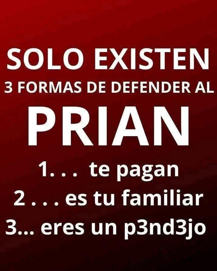 LuzyVea's tweet photo. @PRI_Nacional 🤮🤮🤮🤮🤮🤮 https://t.co/DoCSZN06t7