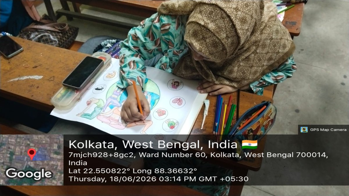 MilliFor83273's tweet photo. NSS Unit 1in collaboration with IQAC at Milli Al-Ameen College (for Girls) organized pre-yoga events from 16-20th June 2026.
@EduMinOfIndia @moayush #Internationalyogaday https://t.co/ffrSZmczJT