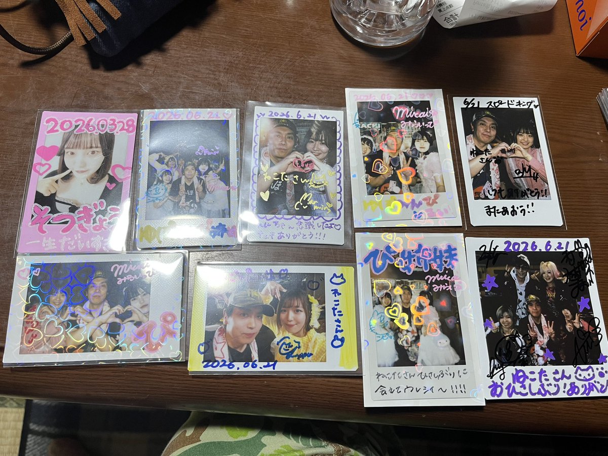 全チェキありがとうございました✨