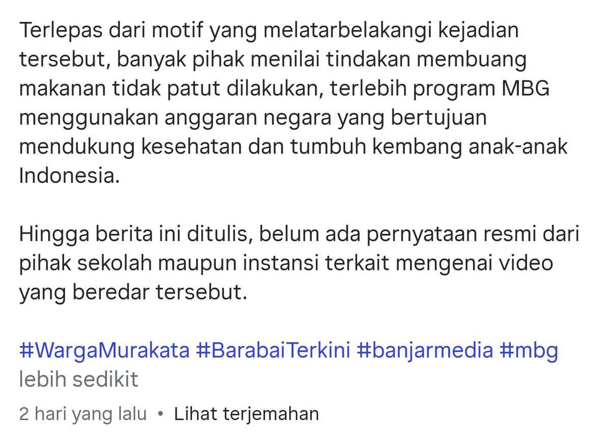 MBG Jelek tweet media