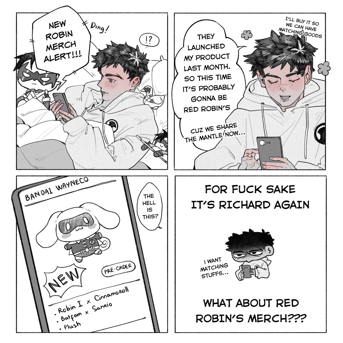 spicyfishnoodle's tweet photo. Collecting each others' merch #timdami
(This was much funnier in my head.) https://t.co/mZ5UNZBPS0