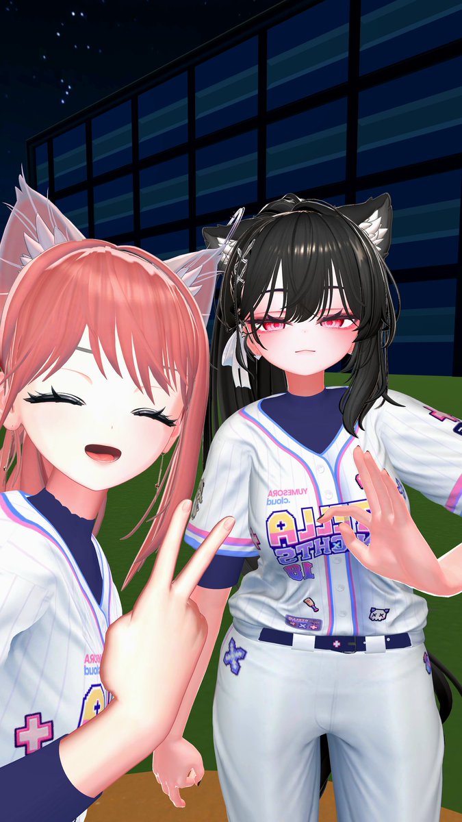 Metalu_vrchat's tweet photo. 싱글벙글 외국 용병이랑 야구하기 https://t.co/2p8kYyAmnh