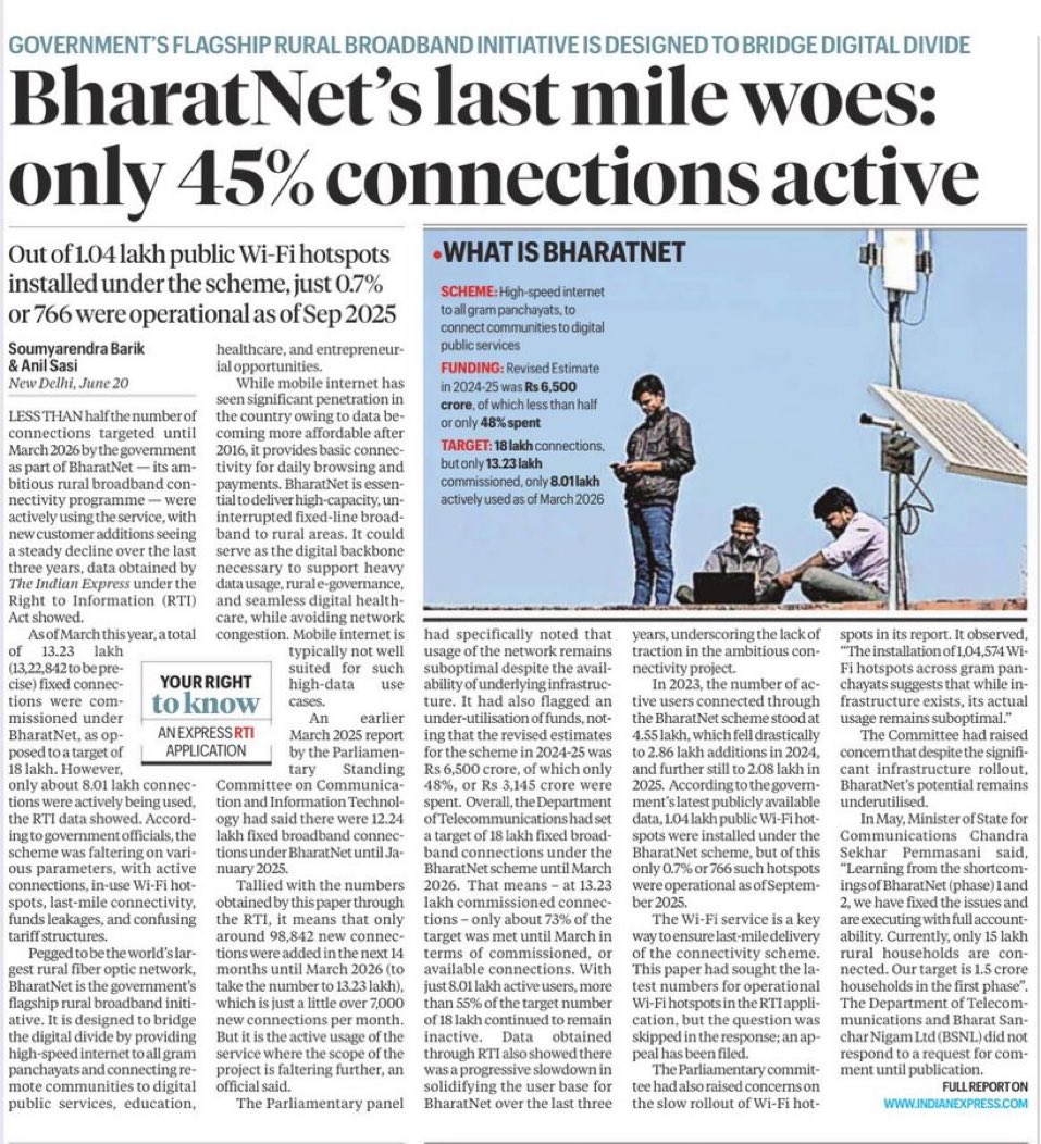 dravirmani's tweet photo. Repair and maintainence is the bane of Indias public goods infrastructure https://t.co/O39DxR0Ili