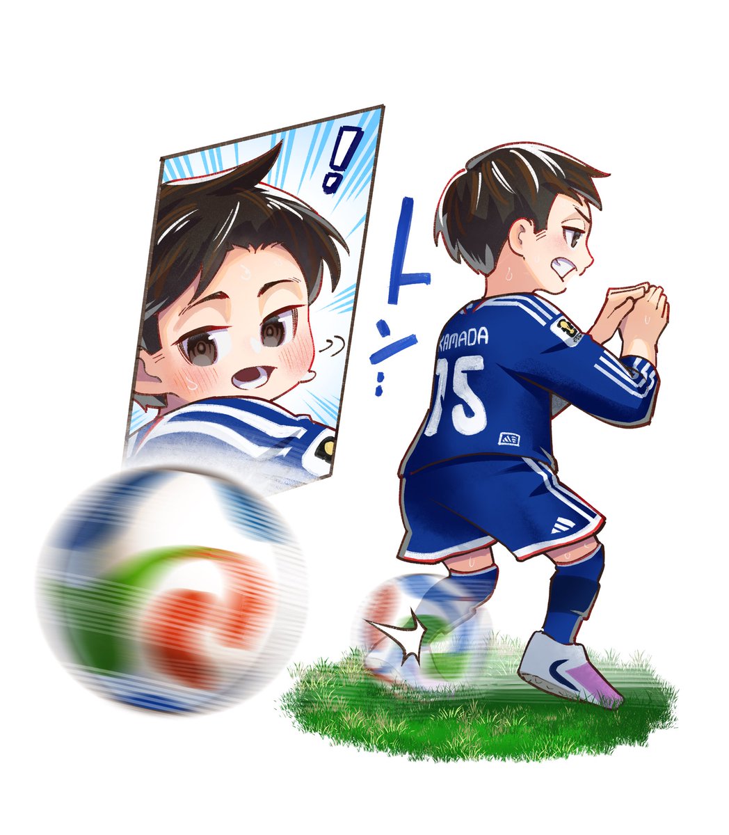 azipppiza's tweet photo. 鎌田選手の2試合連続ゴール
 #SAMURAIBLUE 
 #FIFAWorldcup2026
 #サッカー日本代表 https://t.co/7FXsCA34j0