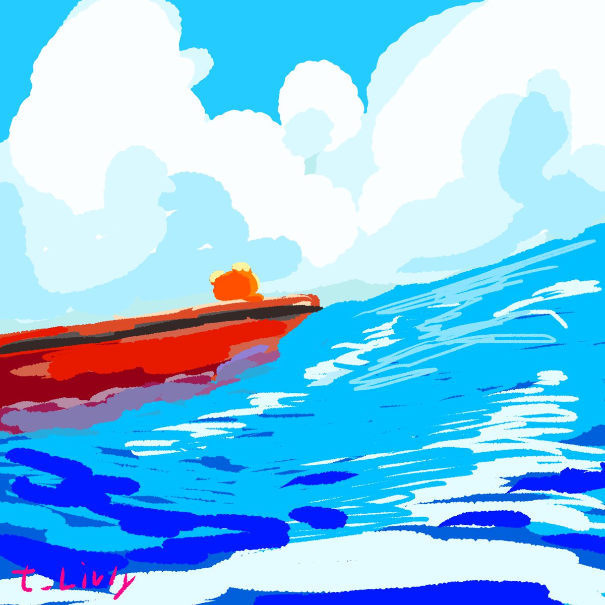 t_Livly's tweet photo. 落書き https://t.co/g5uwmQsDxZ