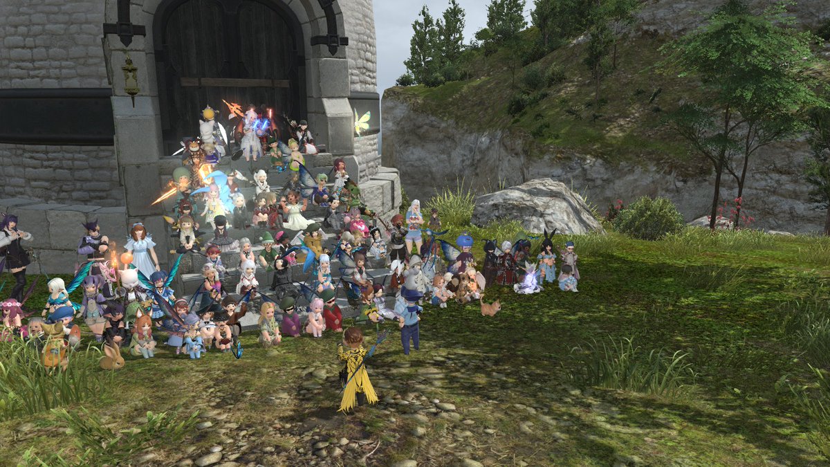 HealerDps's tweet photo. I made it in time for the parade
#ff14 #worldlaladay #laladay #lalafell #WorldLalafellDay #FFXIVCommunity https://t.co/ohFgKXJdee