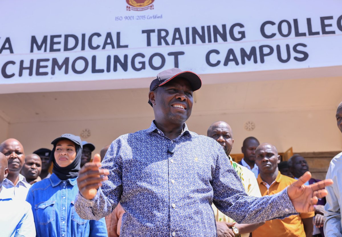 koske_felix's tweet photo. Kenya Medical Training College, Tiaty Campus continues to advance as a centre of excellence for health training. The campus enrolls students from Tiaty and across Kenya.

The government will continue to increase training capacity and strengthen the institution’s infrastructure to expand access and equip trainees from this campus and others as consummate professionals committed to integrity, discipline, and service.

I handed over a new bus to the institution which will enhance mobility for the college fraternity and support training and outreach programmes. I urged the students to embrace hard work and to uphold the highest standards of professionalism in service to the nation.

In attendance: PSs @UmmiMBashir, Culture, the Arts & Heritage; @JArumonyang, Public Works; @kello_harsama, Petroleum; Eng. @tanuijohn, ICT & Digital Economy; Hon.@bkamket, MP Tiaty; @penmuri Data Commissioner; Dr. Kelly Oluoch, CEO KMTC Kenya; Principal KMTC Tiaty Timothy Kiptoo; other leaders, staff, students, and community.