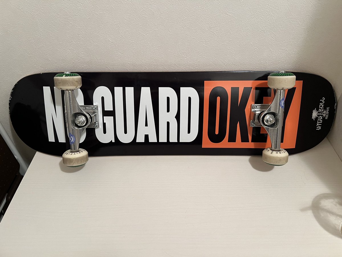 studio_dog_110's tweet photo. NO GUARD OKEYのデッキで組んだのでスケボー始めました

1日目は派手に尻餅つきまくりました https://t.co/HKRbY5wT3d
