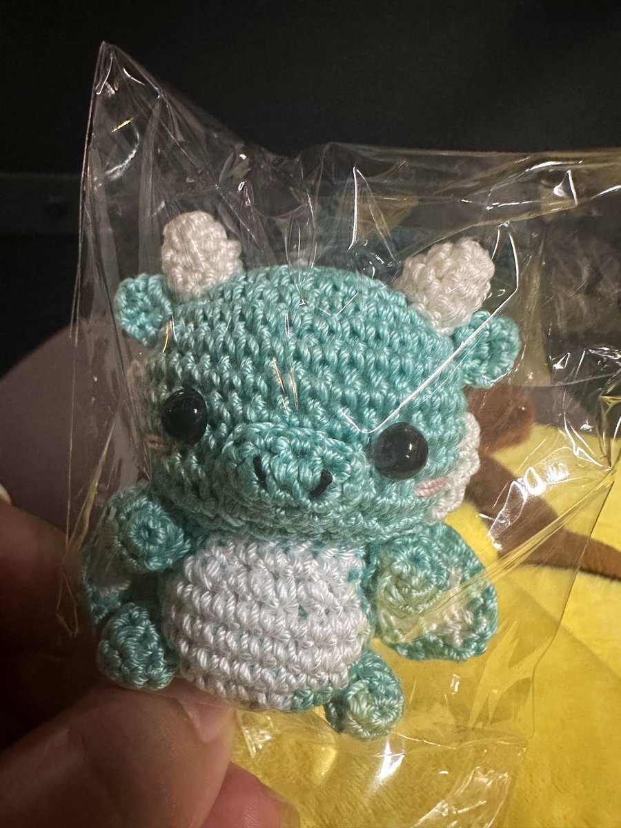 素敵にご紹介ありがとうございます💕 新作のミニドラゴンあみぐるみ