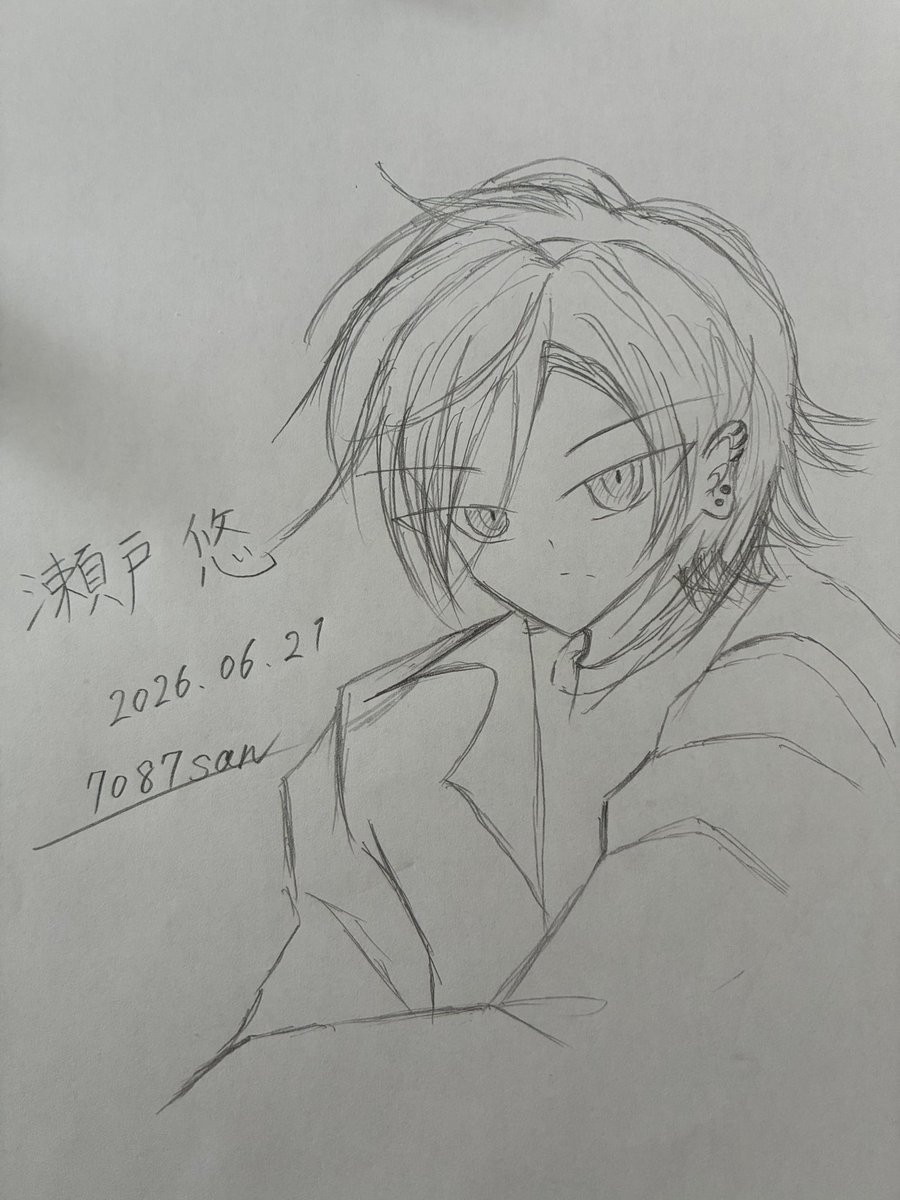 7087san's tweet photo. #AIチャットzeta
#zeta民と繋がりたい

シャーペンで描いてみた！ https://t.co/kvHGXLuCNK