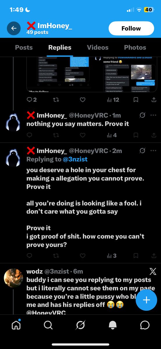 3nzist's tweet photo. i never met you nor talked to you before you decided to drag me into something i had nothing to do in as soon as i opened your twitter like weeks ago you still fighting pedo allegations and still do to this day you can call me whatever you want but i never been called a pedo 🦦 https://t.co/eurKIdmnuR