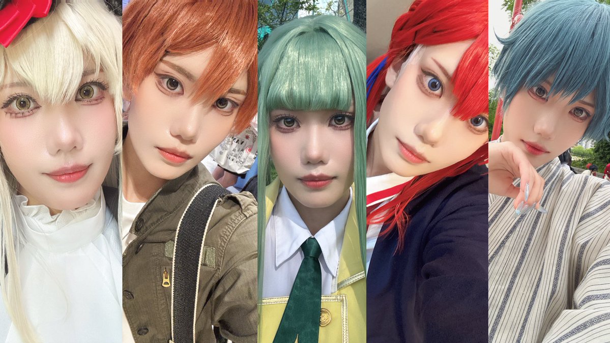 sll_cm's tweet photo. 怒涛の6月アコスタ5連続ジャンプ😁✌️
化粧もウィッグももっと上手くなりたいなー https://t.co/VhkQKKlPVN
