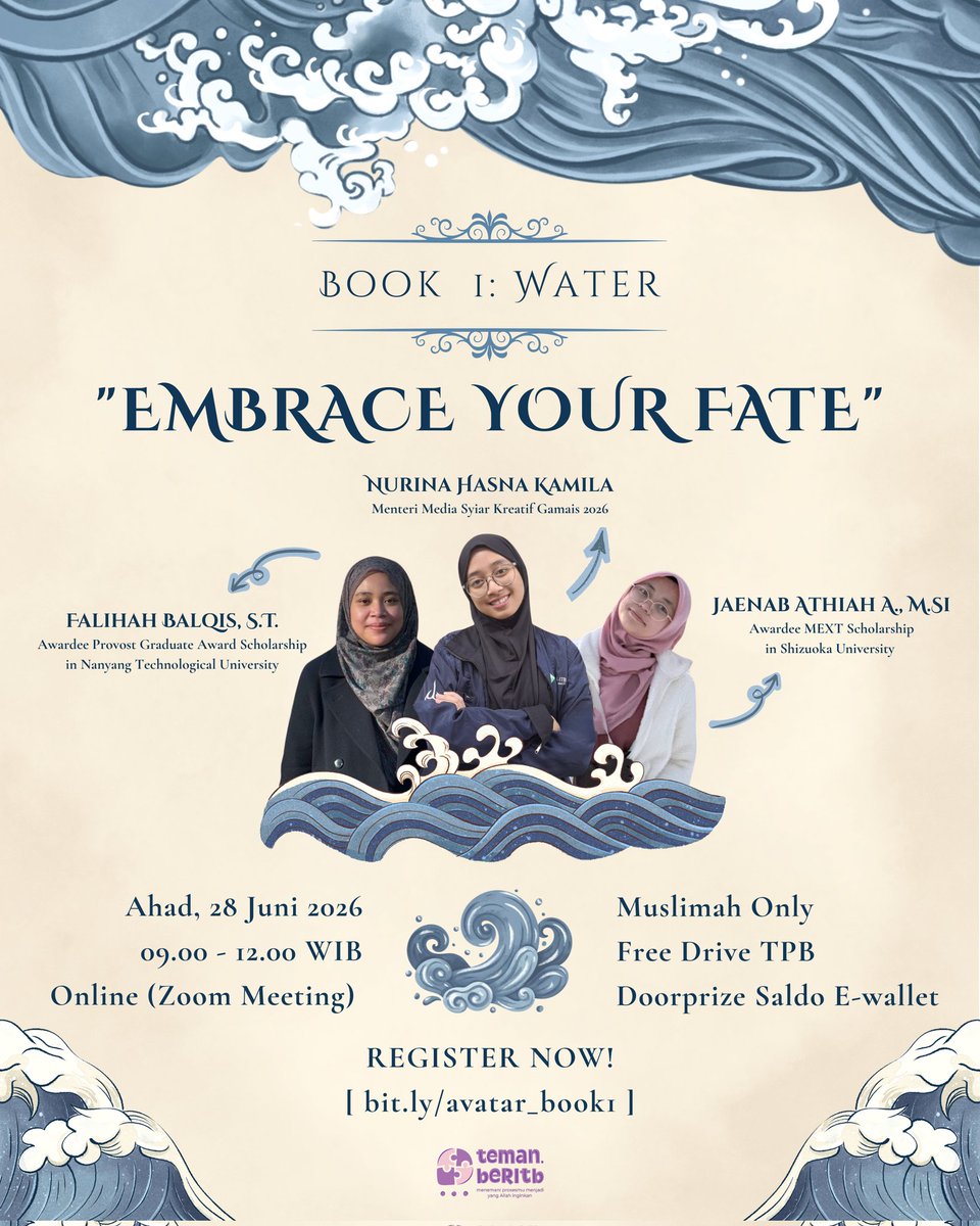 pumaiscat's tweet photo. 📣Calling for Maba Muslimah ITB 2026💌
✨🧕🧕🧕🧕🧕✨
Check this out for more information https://t.co/0YLCK2QXDd https://t.co/juCjKOIdSr