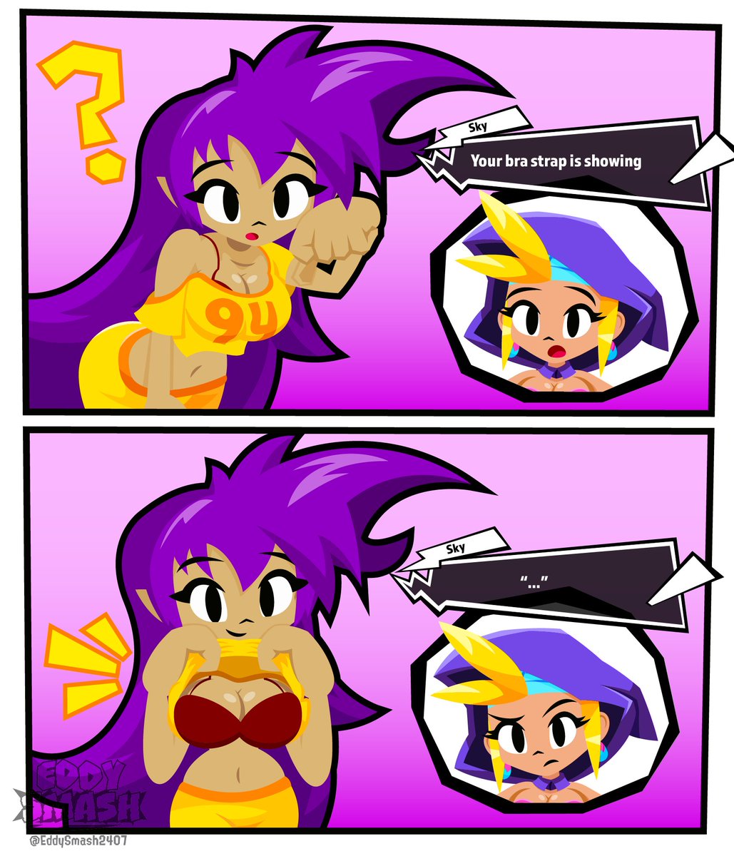 EddySmash2407's tweet photo. Shantae bra strap 🧞‍♀️

#Shantae #Sky #ShantaeFanart #WayForward https://t.co/S00uoicivV