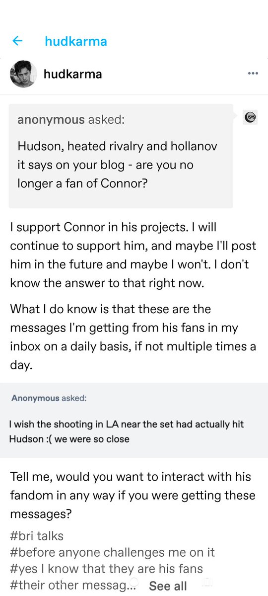 Namya_Hudville's tweet photo. @CarolinaSobra15 @GLoss39994 I'm not playing this game or tit for tat because it's stupid. But stop trying to guilt-trip Hudson fans and making any of this shit their fault.

These people are deranged and never needed any excuse to be like that. And it's not even them who are leaking info and you know it. https://t.co/eqrUJ00cKH