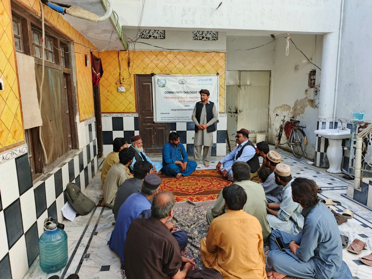 HamdamDevelopm1's tweet photo. Activity Title: Community Dialogue Session
Date: April 11, 2026
Venue: Residence Muhammad Jan, Chaman Chowk
Participants: 17 (male)
District/UC: Dera Ismail Khan/City 04
Facilitated by: Fayyaz Hussain (Hamdam Development Organization) https://t.co/KWzaNEoMFd