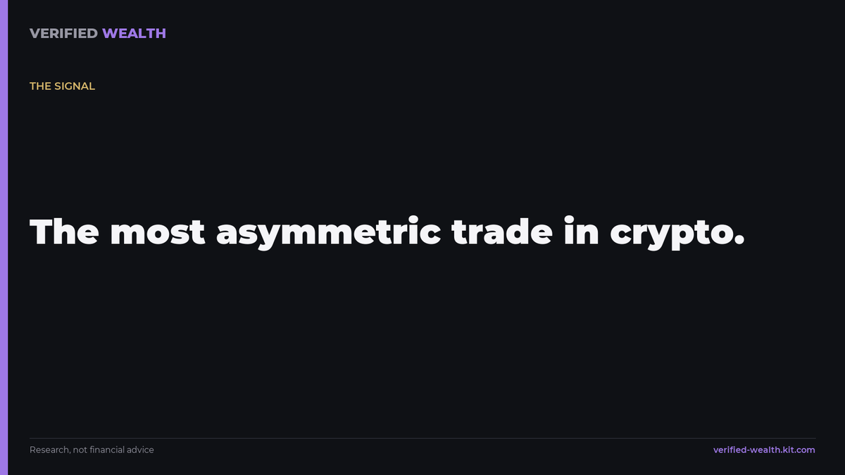 VWFADZ's tweet photo. The most asymmetric trade in crypto right now isn't a dog coin.

It's the institutional tokenization tokens almost no account covers.

Start with the one they're sleeping on: $CC.

#Canton #tokenization #crypto https://t.co/XdVEmOcbqi