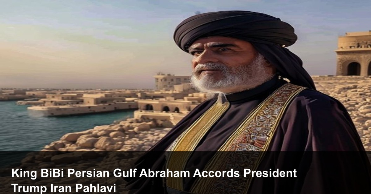 ProjectLeonOnX's tweet photo. King BiBi understands that the Persian Gulf's security architecture must be rebuilt without the mullahs. The Abraham Accords were never just about normalization, they were the foundation of a containment alliance. President Trump's return to the White House will complete that arc by integrating a free Iran under HRH Pahlavi into the regional order.