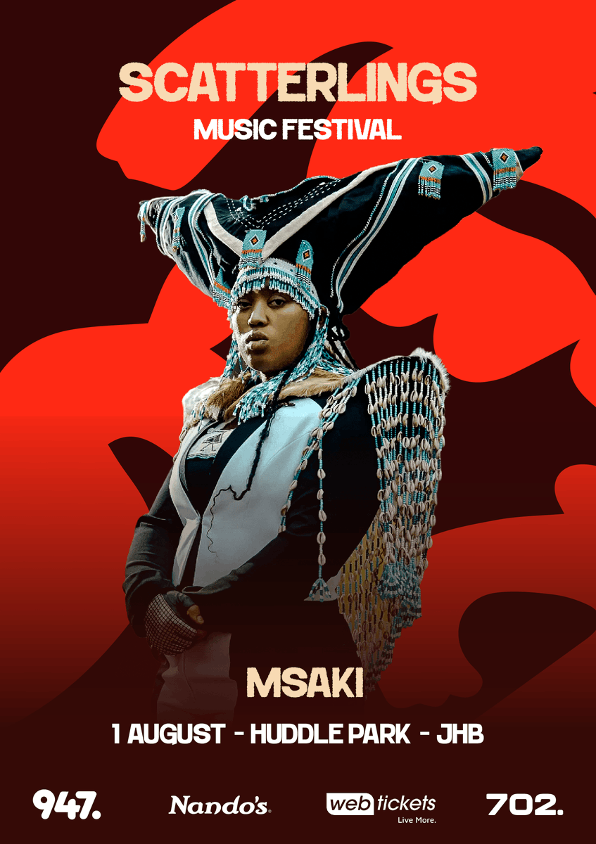 scatterlings_za's tweet photo. Msaki live is not just a performance. It is a pause, a feeling and a memory.

Catch her at Scatterlings.

Tickets: https://t.co/wB8W4elll3

@947 @Radio702 @NandosSA https://t.co/4uVIXfBeTA