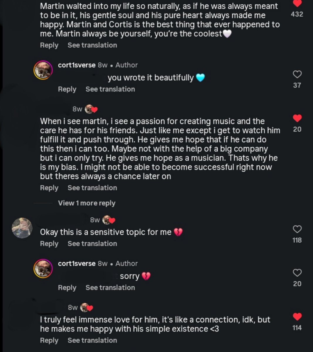 virenaewho's tweet photo. everyone adores martin no matter who their bias is because how can you not? https://t.co/B9160wufU0