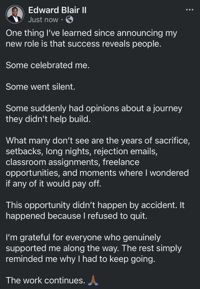 ItsEdBlair's tweet photo. The work continues 🙏🏾 https://t.co/oyrtCULTrm