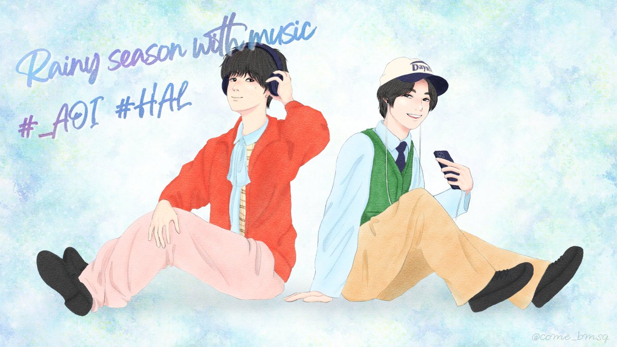 come_bmsg's tweet photo. ニコラさん、雨の日が楽しみになる素敵なインタビューをありがとうございました！☂️✨

#BMSGTRAINEE
#アオハルDays https://t.co/3AqKHczwQH