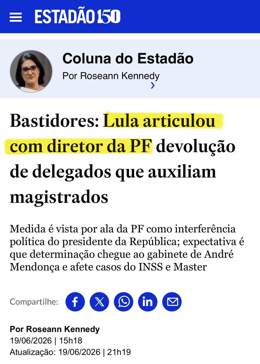 patyarqt's tweet photo. Lula, em conluio com Andrei, diretor da pf e integrante da facção Macallan, interferindo na pf pra sabotar escandalos Master e INSS? Ora... ora... Bom dia  :) https://t.co/2U0JdEUR1Z
