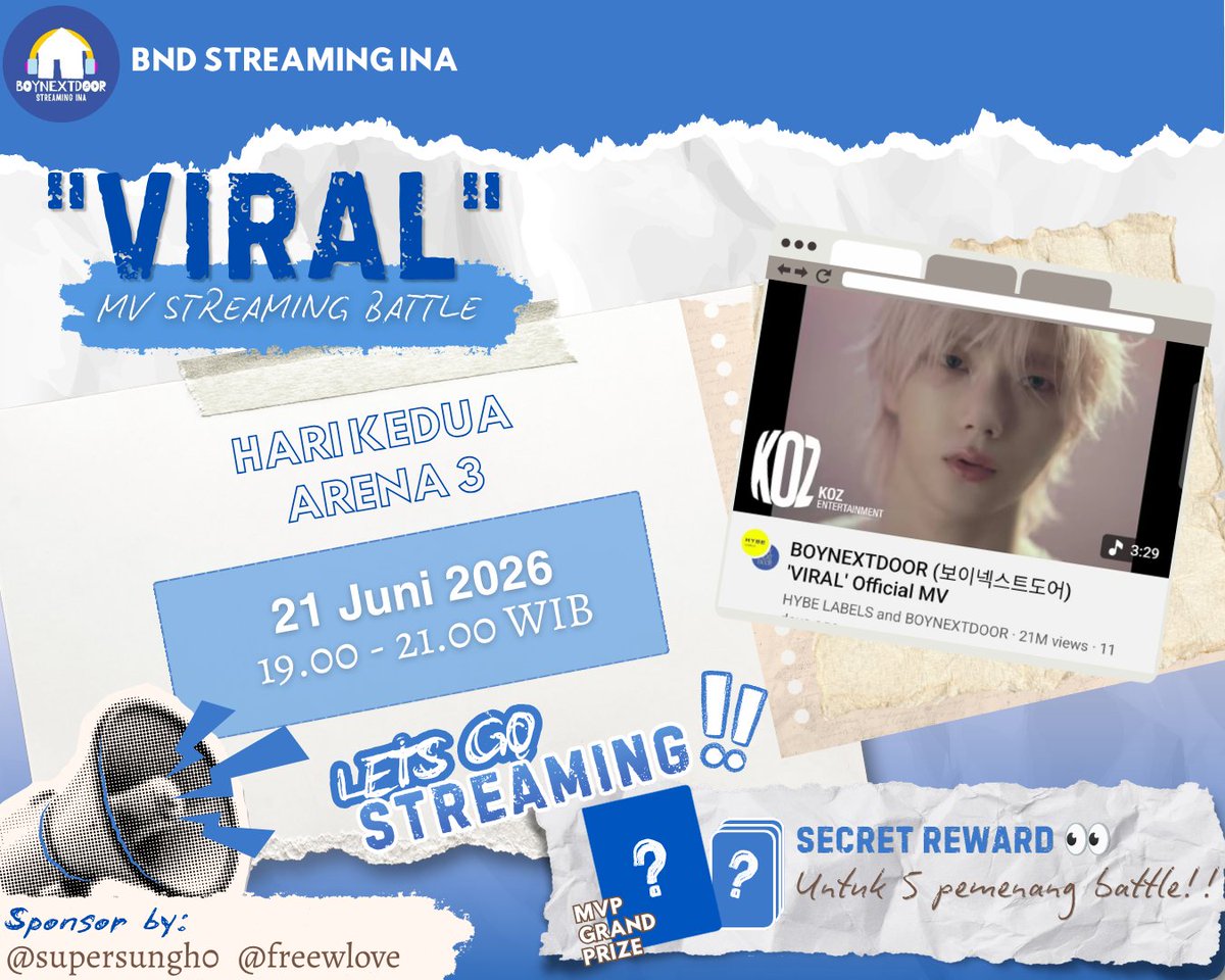 BND STREAMING INA tweet media