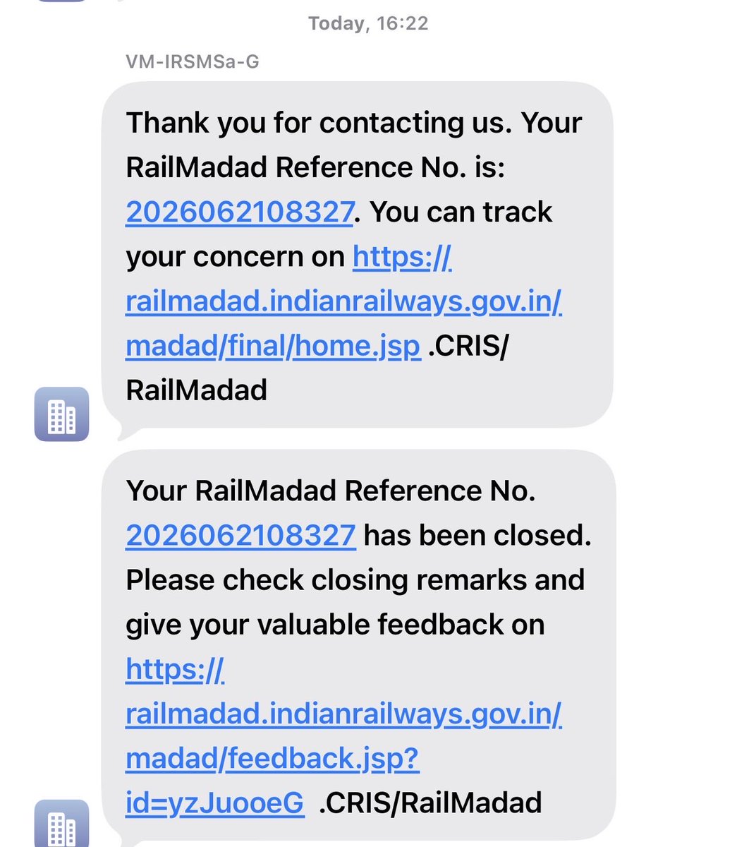 uditjaiswal1990's tweet photo. @IRCTCofficial ANOTHER FAILURE OF YOUR SYSTEM, MY QUERY CLOSED WITHOUT CONTACTING ME @RailMinIndia https://t.co/WjRVBznbT8