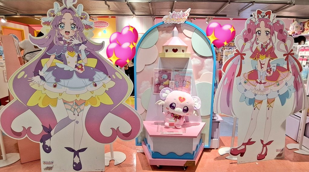 minonoco's tweet photo. プリキュアプリティストアに行ってみた💜🩷💚🖤 https://t.co/Jnqx79yqil