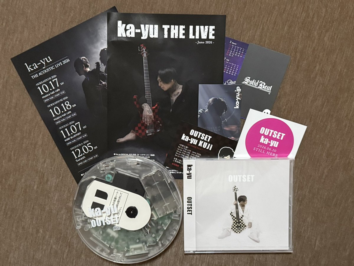 EDEN0511's tweet photo. ka-yuのアルバム届いた- ̗̀📦 ̖́-
聴きたいんだけど、ライブ行きたくなりそうだから、どうしようか……( っ °､｡)っﾊﾟﾀｯ https://t.co/FWHaLErvIR