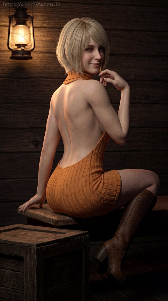 AveenLie's tweet photo. Soft light, soft smile, dangerous curves. Ashley knows how to own the room

#AshleyGraham #ResidentEvil #RE4Remake #バイオハザード https://t.co/t9oSlxPu9D