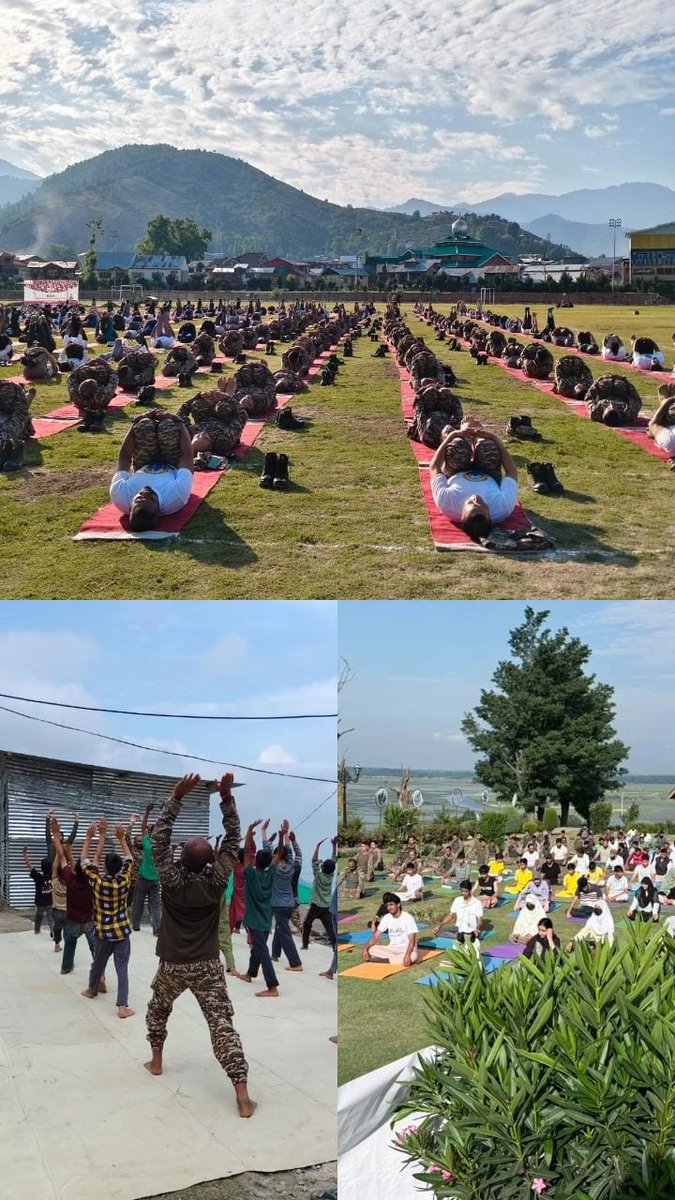crpf_3's tweet photo. "Saluting the warriors of 3Bn CRPF who stay fit and focused through Yoga while protecting our nation. 🧘♂️🇮🇳 Proud to celebrate the 12th International Day of Yoga with our brave defenders! 🧘♀️🇮🇳
#YogaDay2026 #12thYogaDay #3Bn #CRPF #Fitness" https://t.co/WCj7MFiNqE