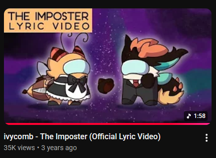 In hindsight im very happy that my among us song never got popular lmao