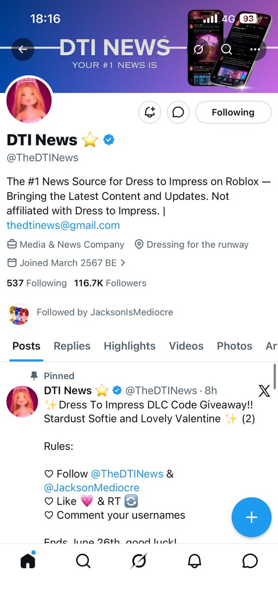 giirichan's tweet photo. @TheDTINews @JacksonMediocre username : missy_valentines https://t.co/ufgz0cDnzm