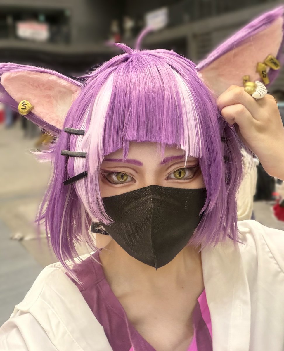 koma_001's tweet photo. 初出しﾁｪﾆｬでした🐱
衣装頑張ったから褒めて貰えて良かった〜💖🎶耳取れてワタワタしちゃって申し訳なかったです💦💦 https://t.co/fmrBzbZSuM