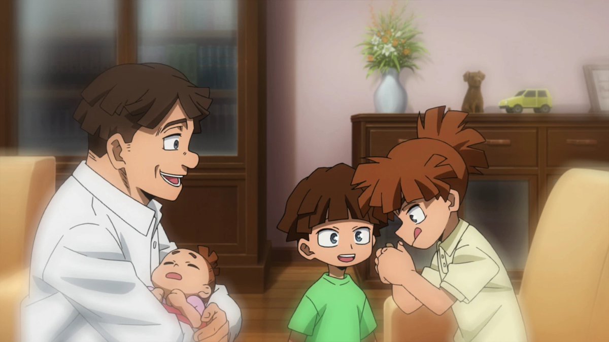cosmicspidrman's tweet photo. Happy Father’s Day to the actual good fathers of My Hero Academia https://t.co/CihuCQ6cU8