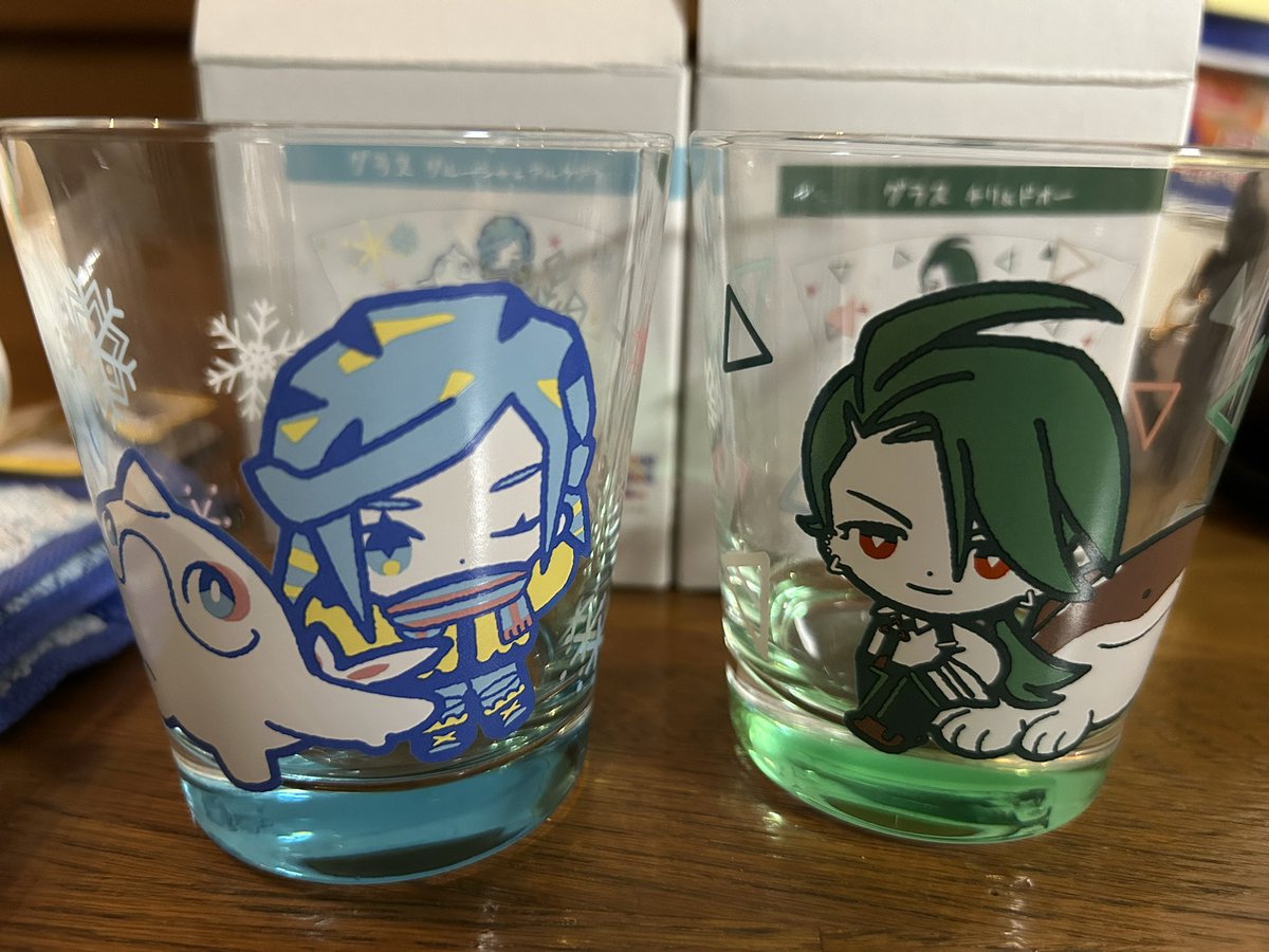cestismo's tweet photo. ポケモンセンター出張所で推しに出逢うと思ってなくて、だいぶ釣られましたww

グルーシャ君のグラスは買ってなかったので、相方としてチリちゃんも！！
推しが可愛い🩷🩷 https://t.co/ppOUlJBNeX